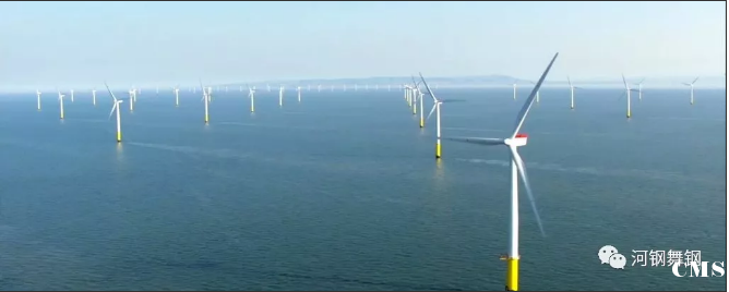 河鋼舞鋼公司海上風(fēng)電鋼管樁銷售市場(chǎng)占有率國(guó)內(nèi)第一