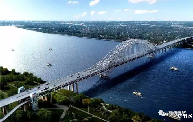 河鋼舞鋼板撐起廣州明珠灣大橋