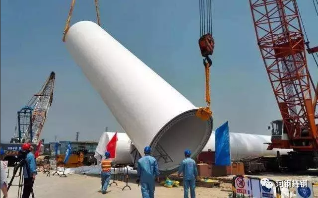 河鋼舞鋼板用于亞洲最大的單體鋼管樁