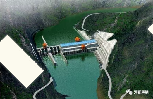 河鋼舞鋼鋼板深加工件用于金沙水電站